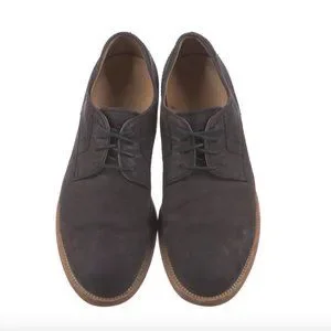 Tod\'s, Men\'s Oxford Brogue Suede Leather Dress Shoes, Brown Color, Size 10 Tod main image 3
